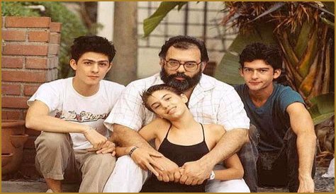 Legendary filmmaker Francis Ford Coppola and his family